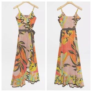 nwt ANTHROPOLOGIE Kathryn Wrap Midi Dress - size 8 - Sold Out Online Exclusive